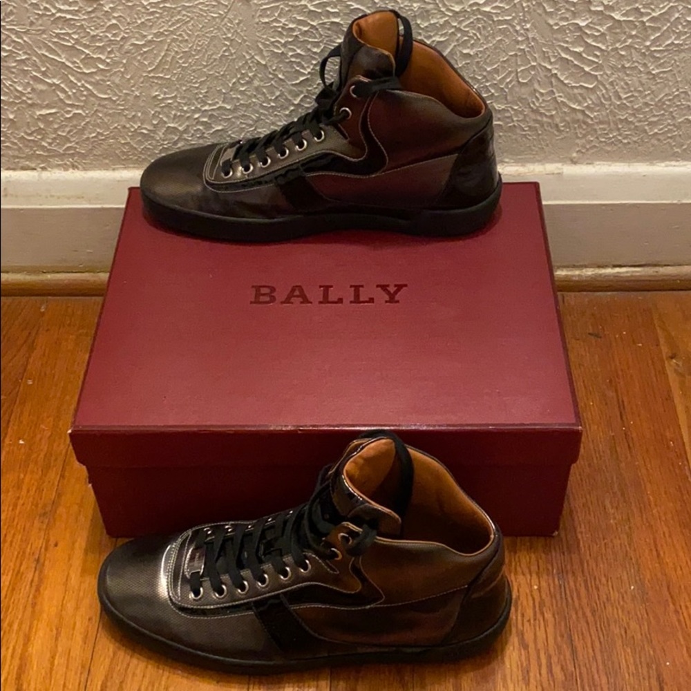 Bally sneakers color metallic/black